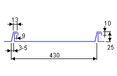 Section cotée (mm)