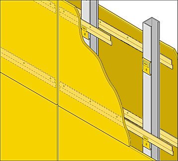 TS2000: fixation cachée sur structure en acier galvanisé