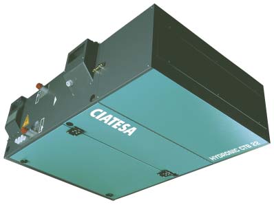 Hydronic CTB2 (débit d'air maximum: 6000 m³/h; puissance frigorifique maximale: 35,8 kW)